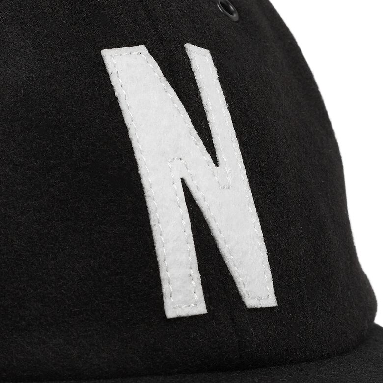 Norse Projects Wool Sports Cap Black