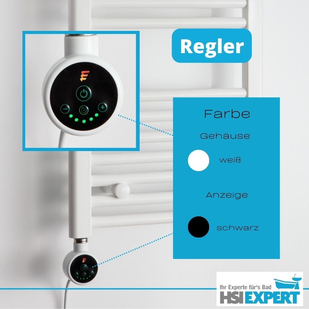 HGMBAD Badheizkörper Elektro Badheizkörper Handtuchtrockner Heizung, Heizstab-Regler