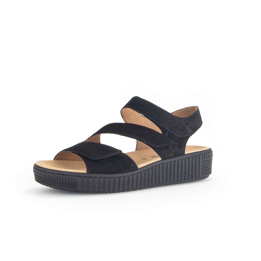 Gabor fashion Plateau Sandale schwarz