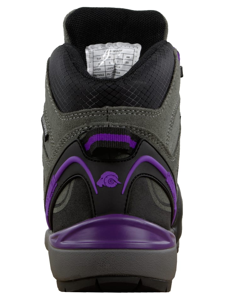 GUGGEN MOUNTAIN Wanderstiefel Widder in Grau-Lila günstig kaufen