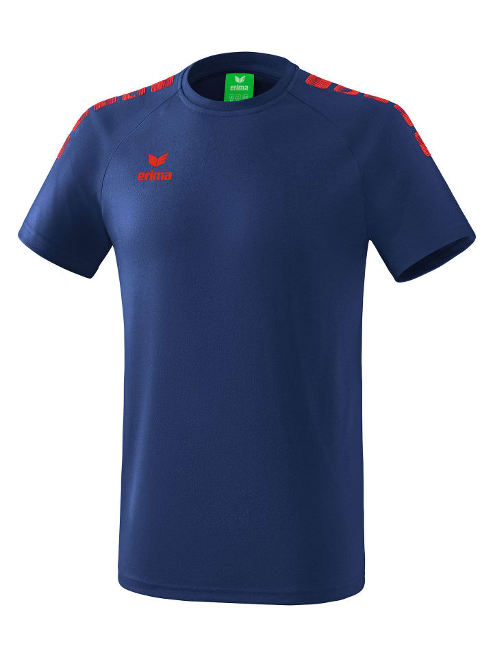 erima Essential 5-C T-Shirt in new navy/rot günstig kaufen