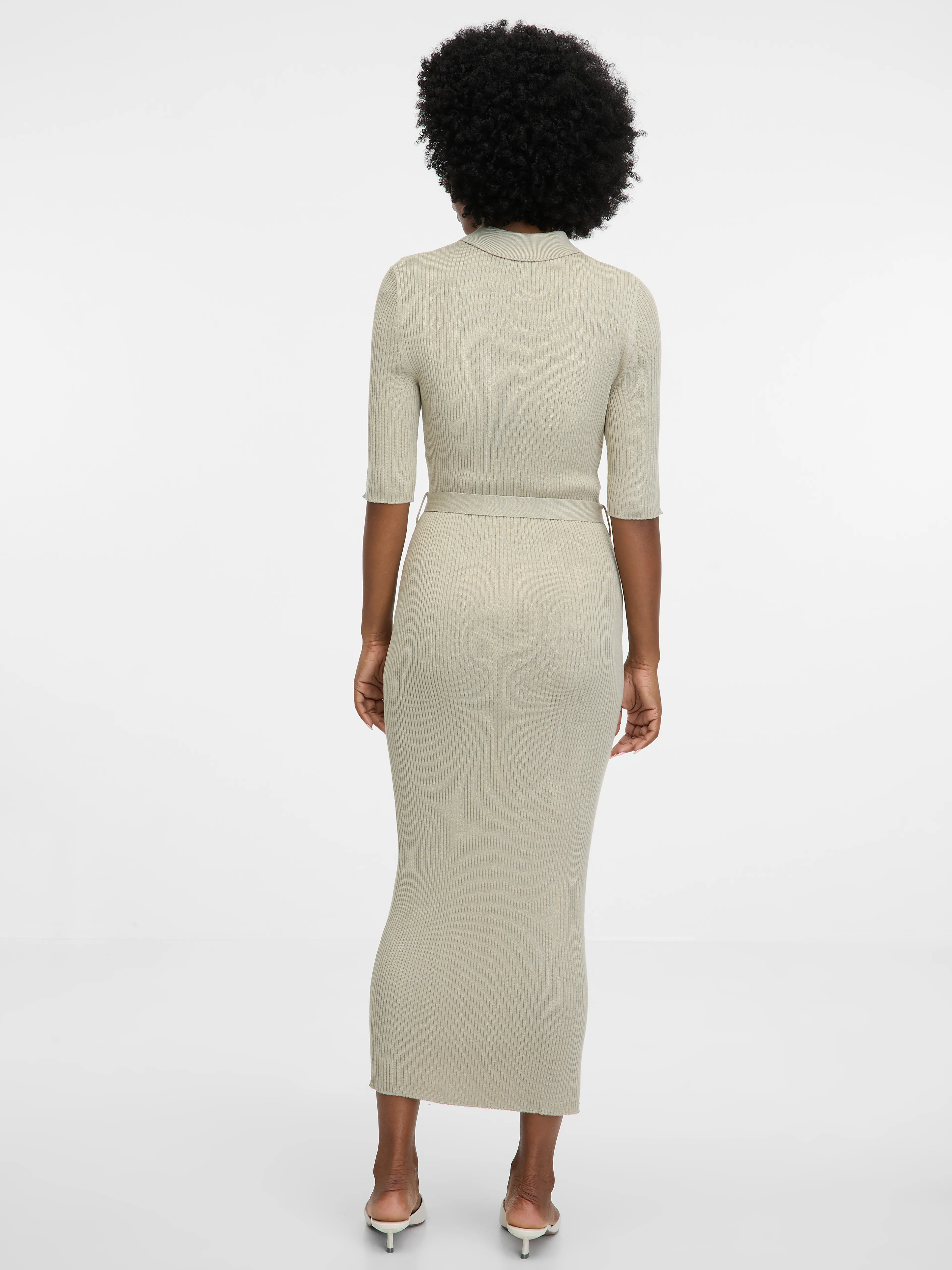 Graues Damen-Midikleid ORSAY