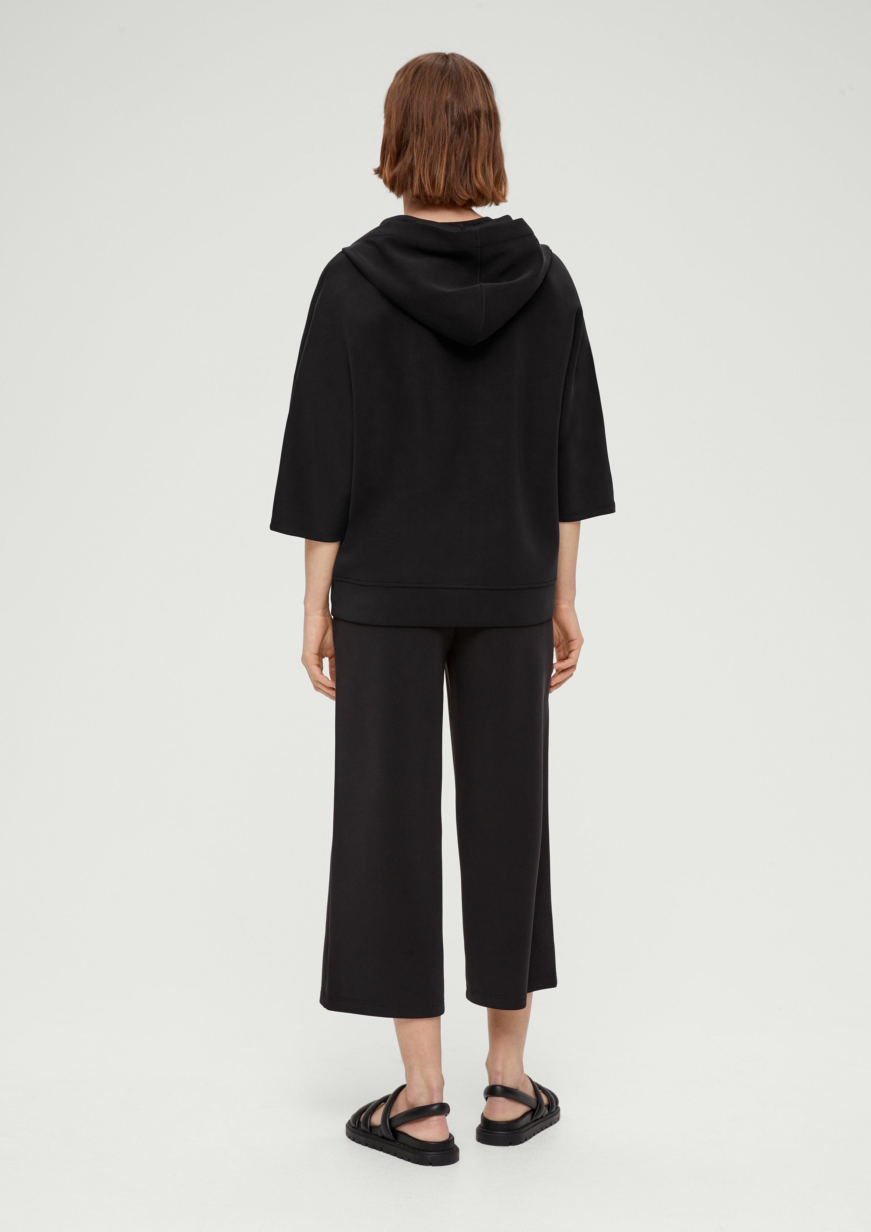 Sweatshirt-Jacke mit Modal  2131526-9999