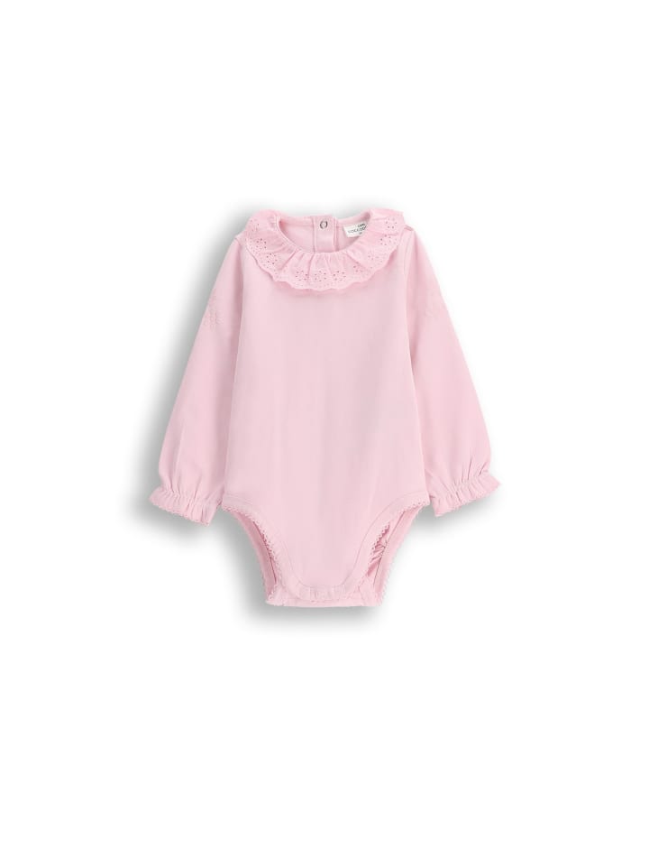 Coccodrillo Langarm-Body in gedämpftes Rosa günstig kaufen