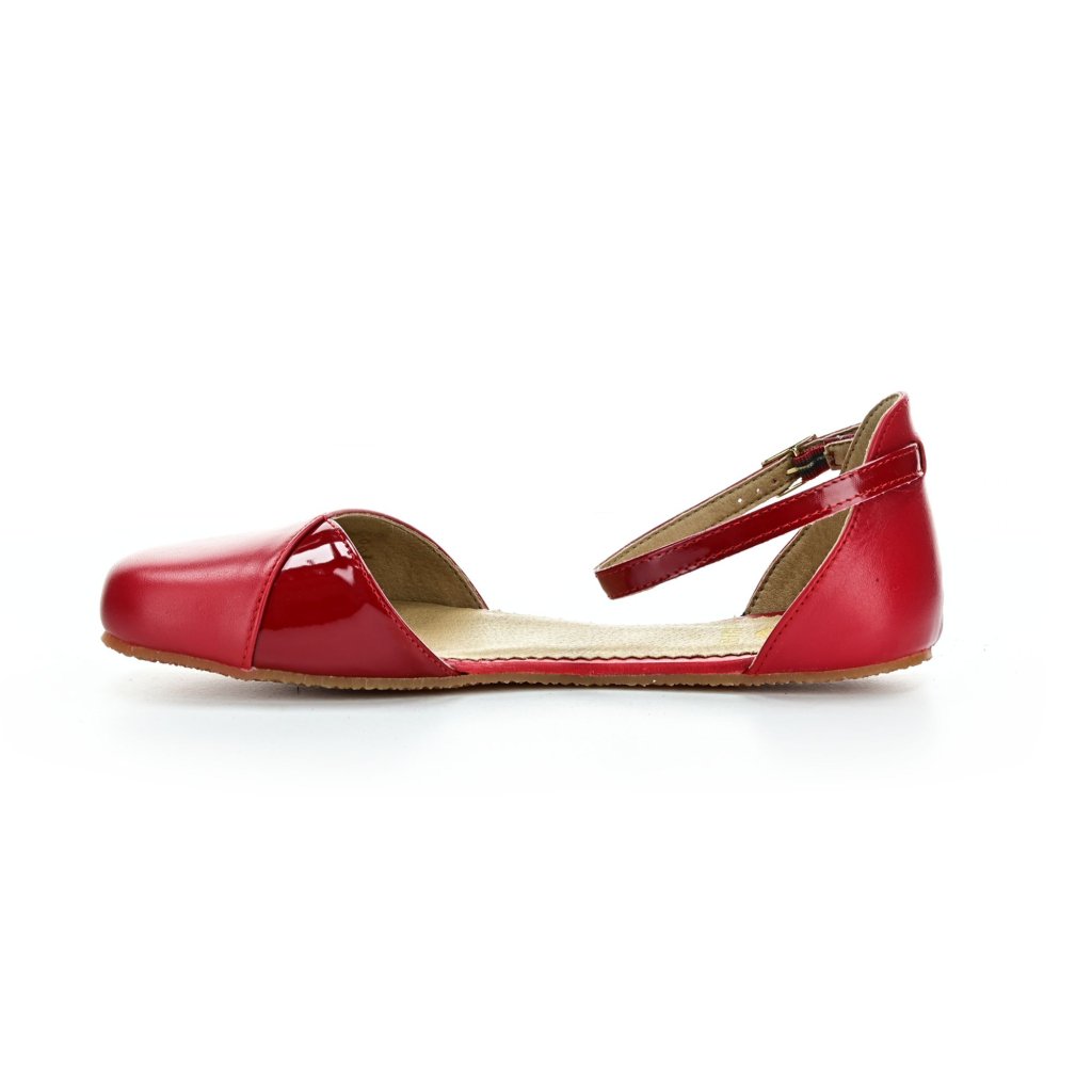 Shapen Poppy Cherry New Barfuß-Ballerinas