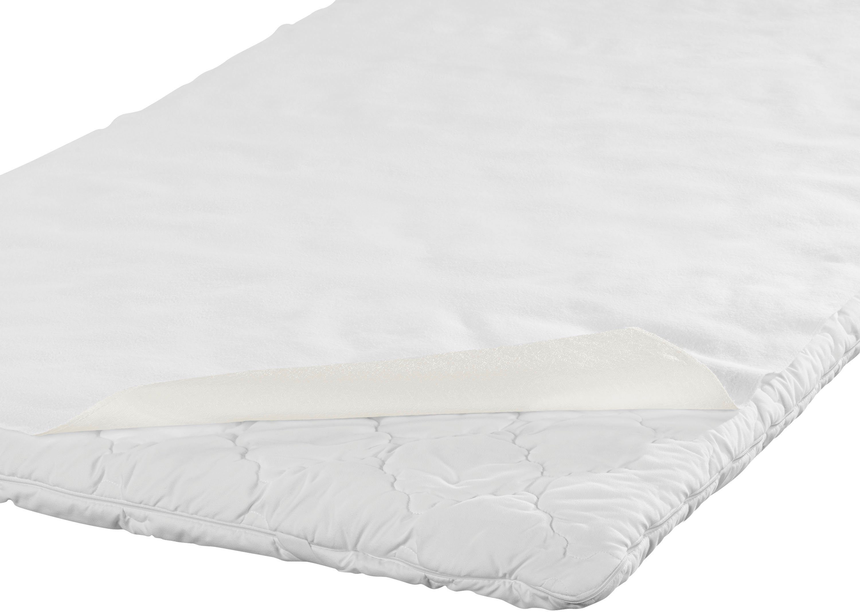 Matratzenauflage Wasserundurchlässige Molton-Matratzenauflage für Topper Biberna Sleep & Protect