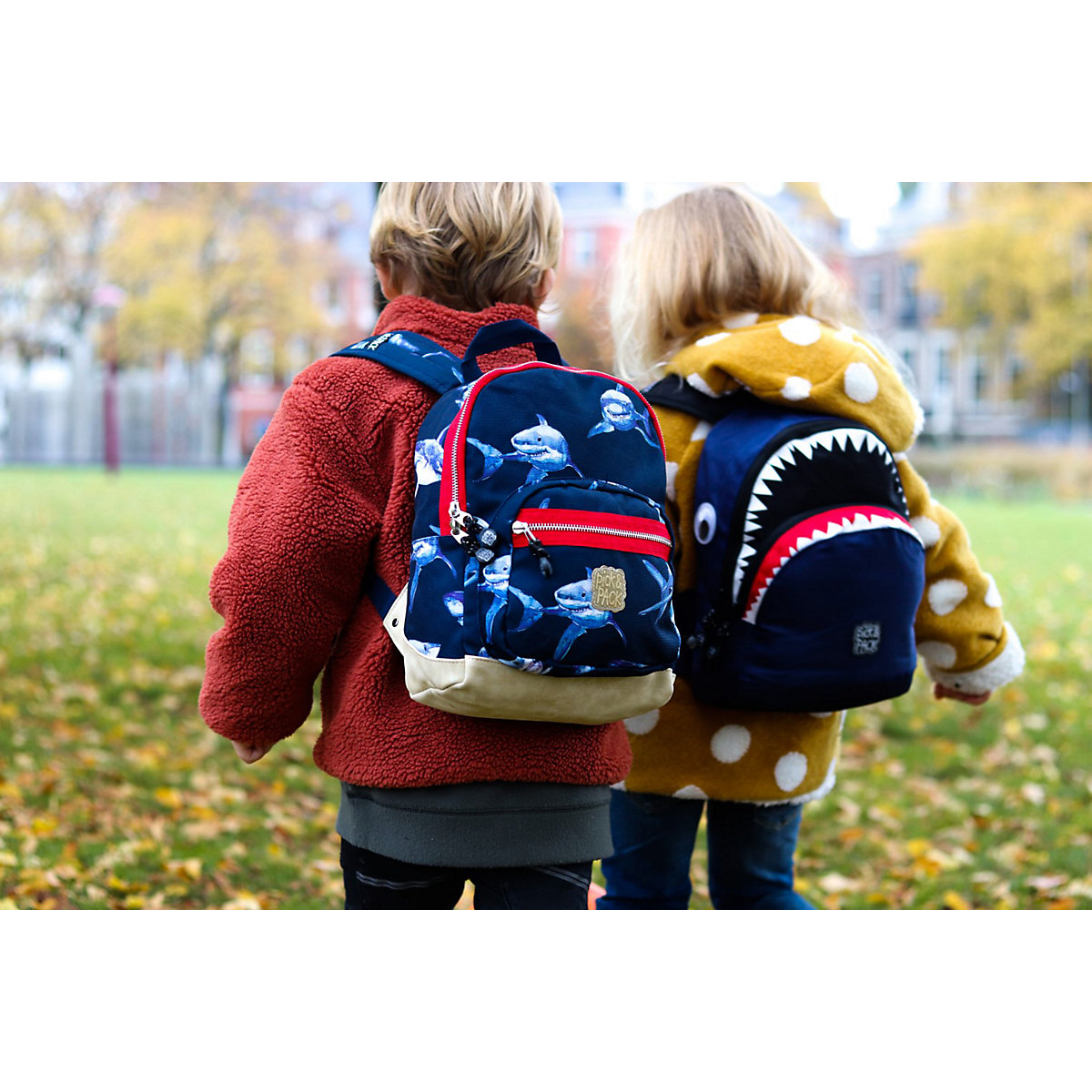 Kinderrucksack S Shark Navy