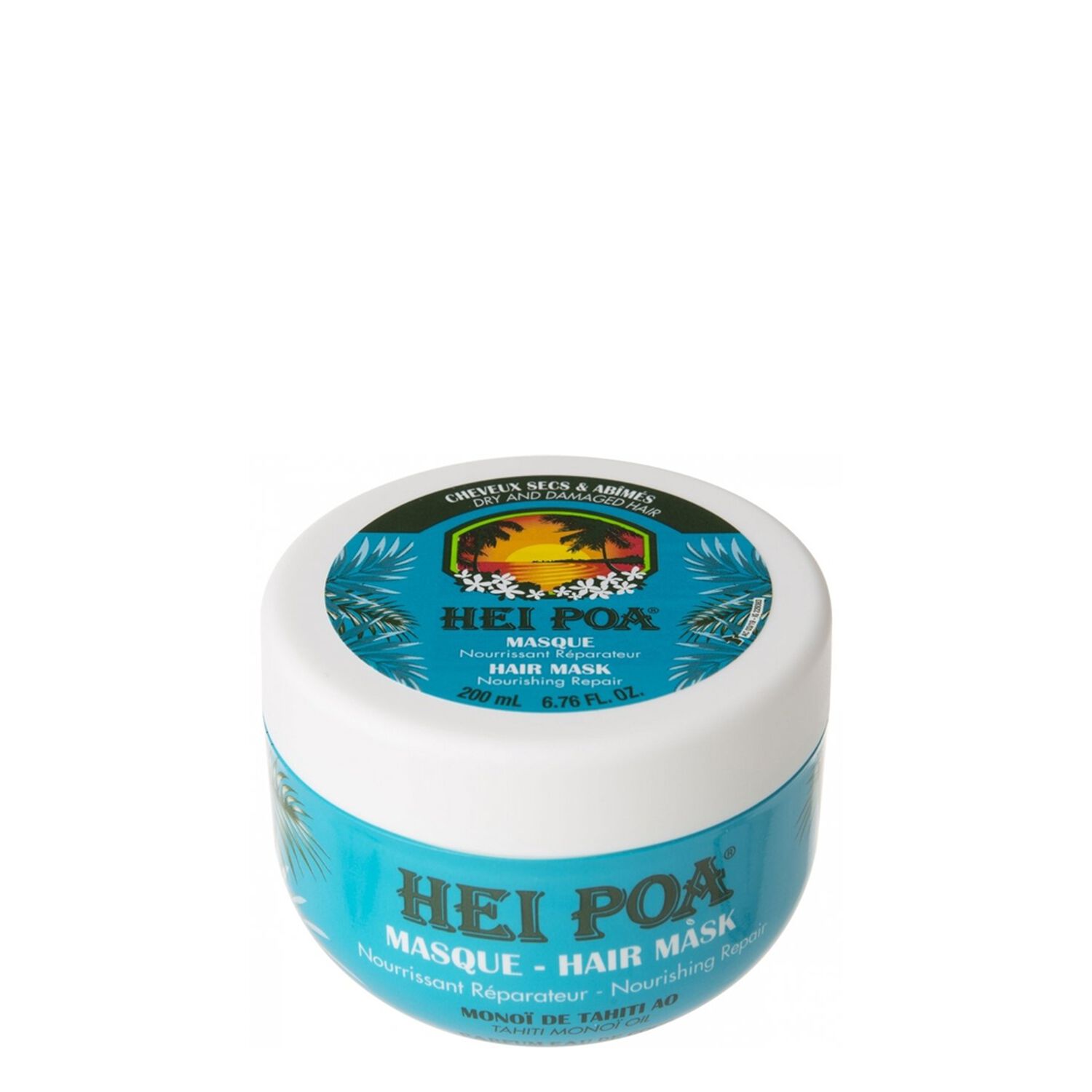 Hei Poa Masque Nourissant Réparateur Au Monoï de Tahiti 200 ml