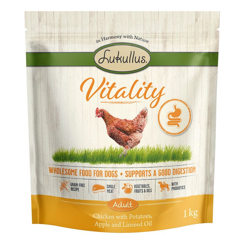 Lukullus Vitality Unterstützung der Verdauung: Huhn (getreidefrei)