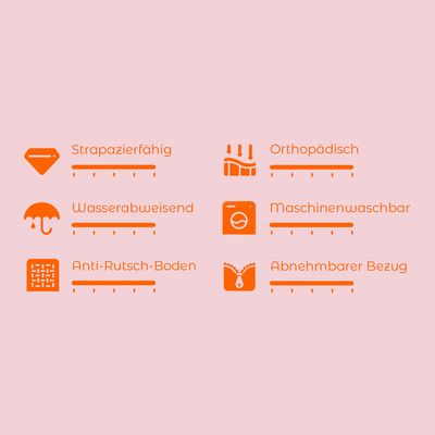 TIAKI Orthopädische Hundematratze Outdoor