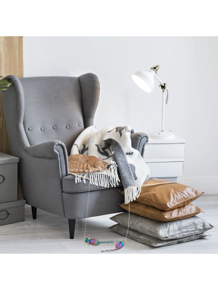 relaxdays 5 x Katzenangel in Bunt günstig kaufen onesize