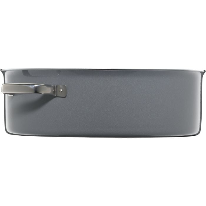 Fusiontec Mineral Multi-BrÄter mit Edelstahldeckel, 38 cm, Platinum