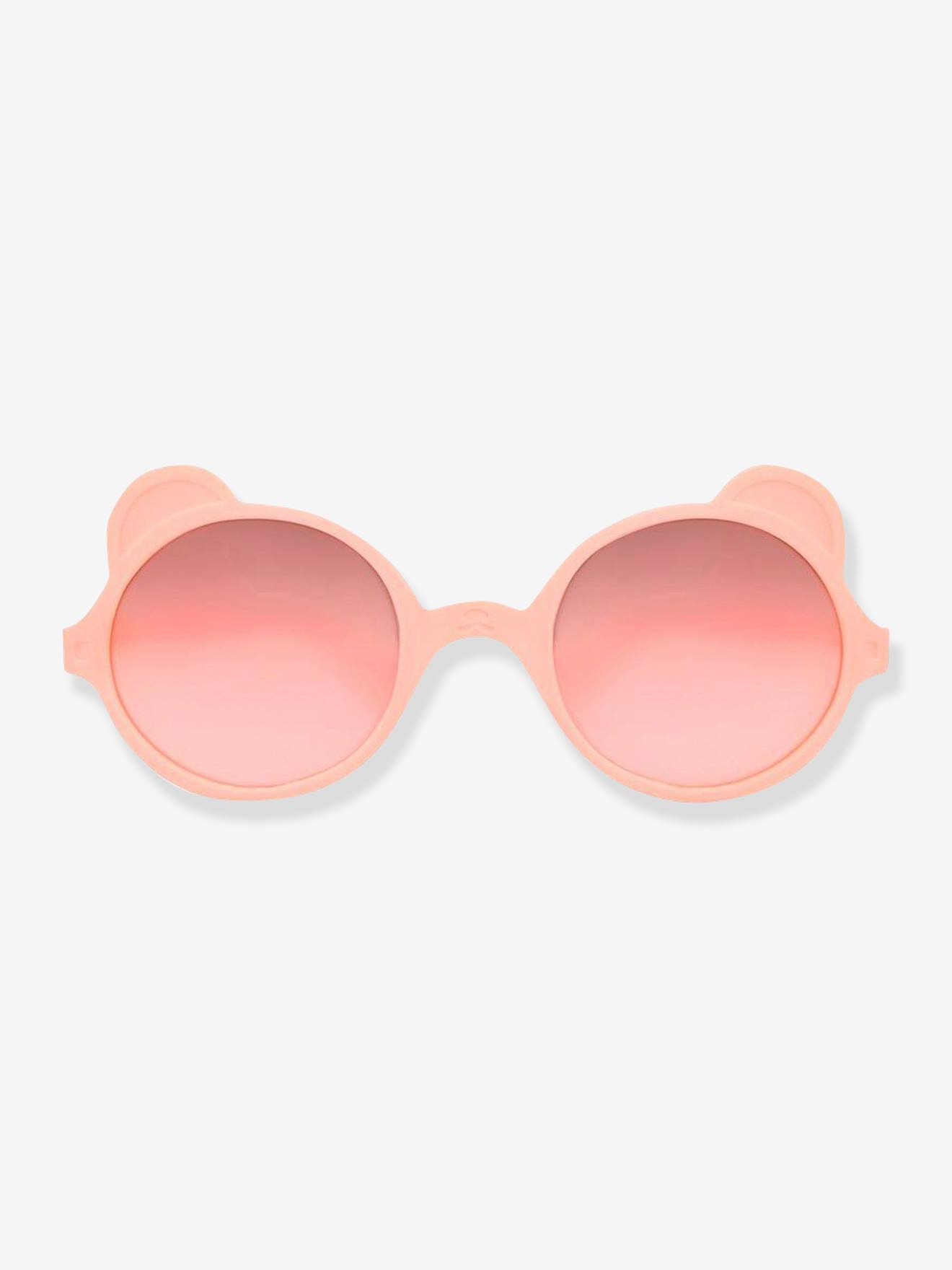 Lunettes de soleil Ourson 1-2 ans Ki ET LA rose clair uni