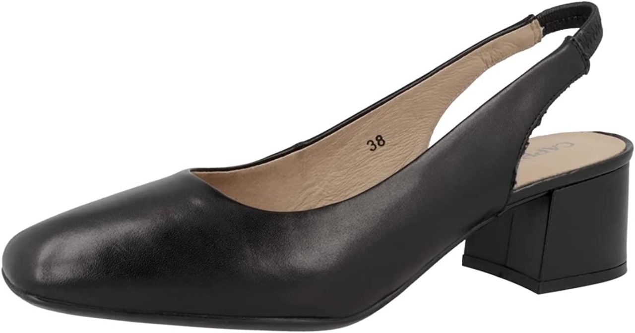 CAPRICE Sling-Pumps schwarz