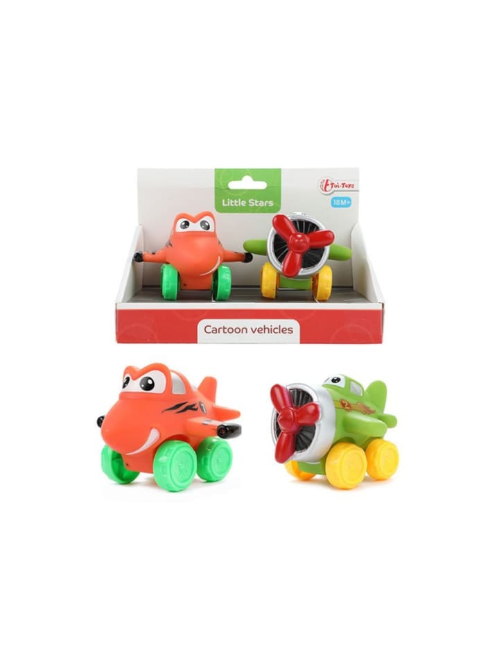 Toi-Toys LITTLE STARS 2 weiche PVC Flugzeuge Cartoon vehicles in mehrfarbig günstig kaufen onesize