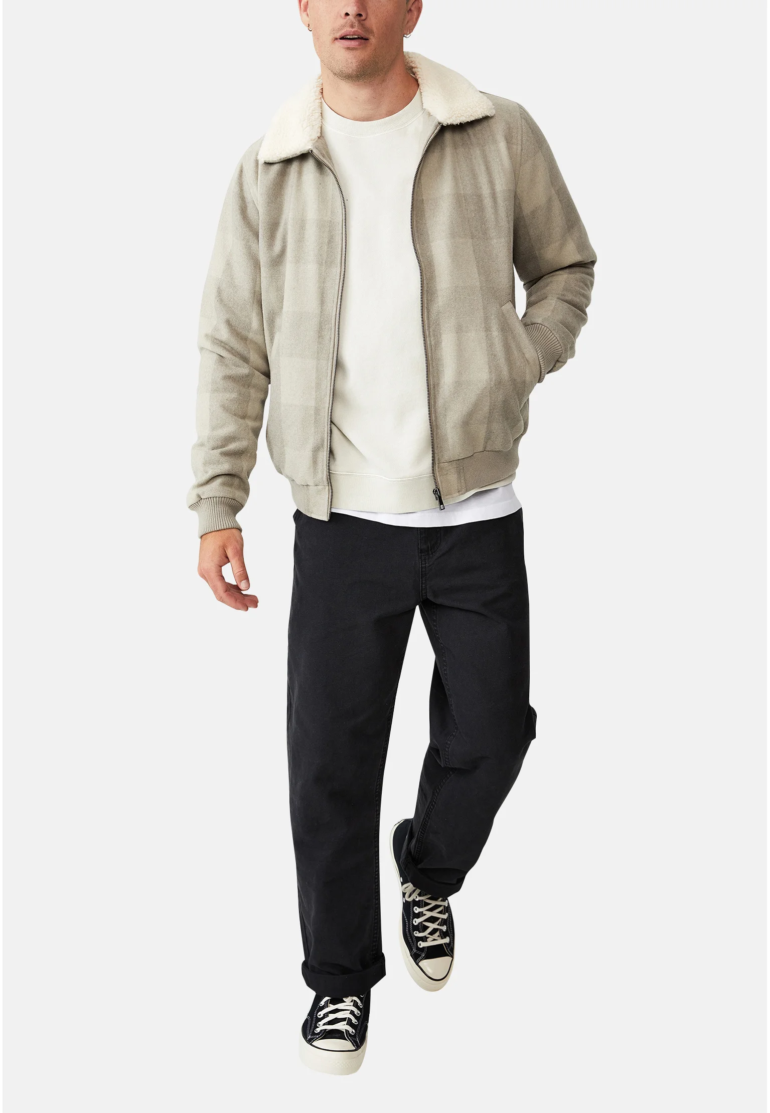 Chaqueta bomber de algodón
