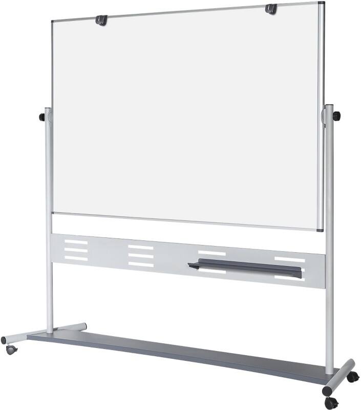 Bi-Office Evolution Mobiles Whiteboard Freistehend Magnetisch Lackierter Stahl Doppelseitig 120 (B) x 90 (H) cm