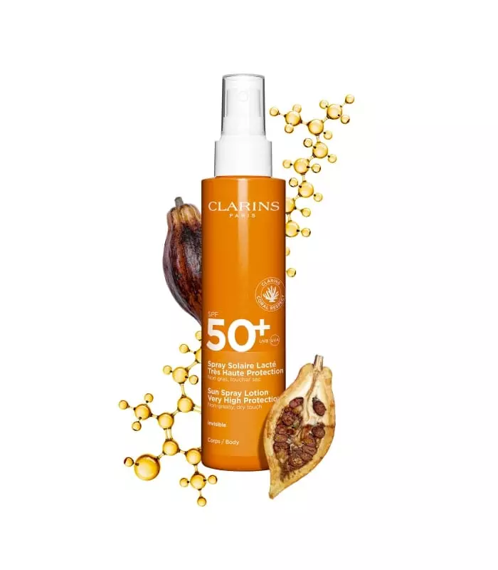 SPRAY SOLAIRE LACTÉ TRÈS HAUTE PROTECTION CORPS SPF50+ Spray Solaire non gras, toucher sec