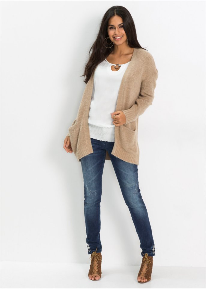 Bluse mit Spitze