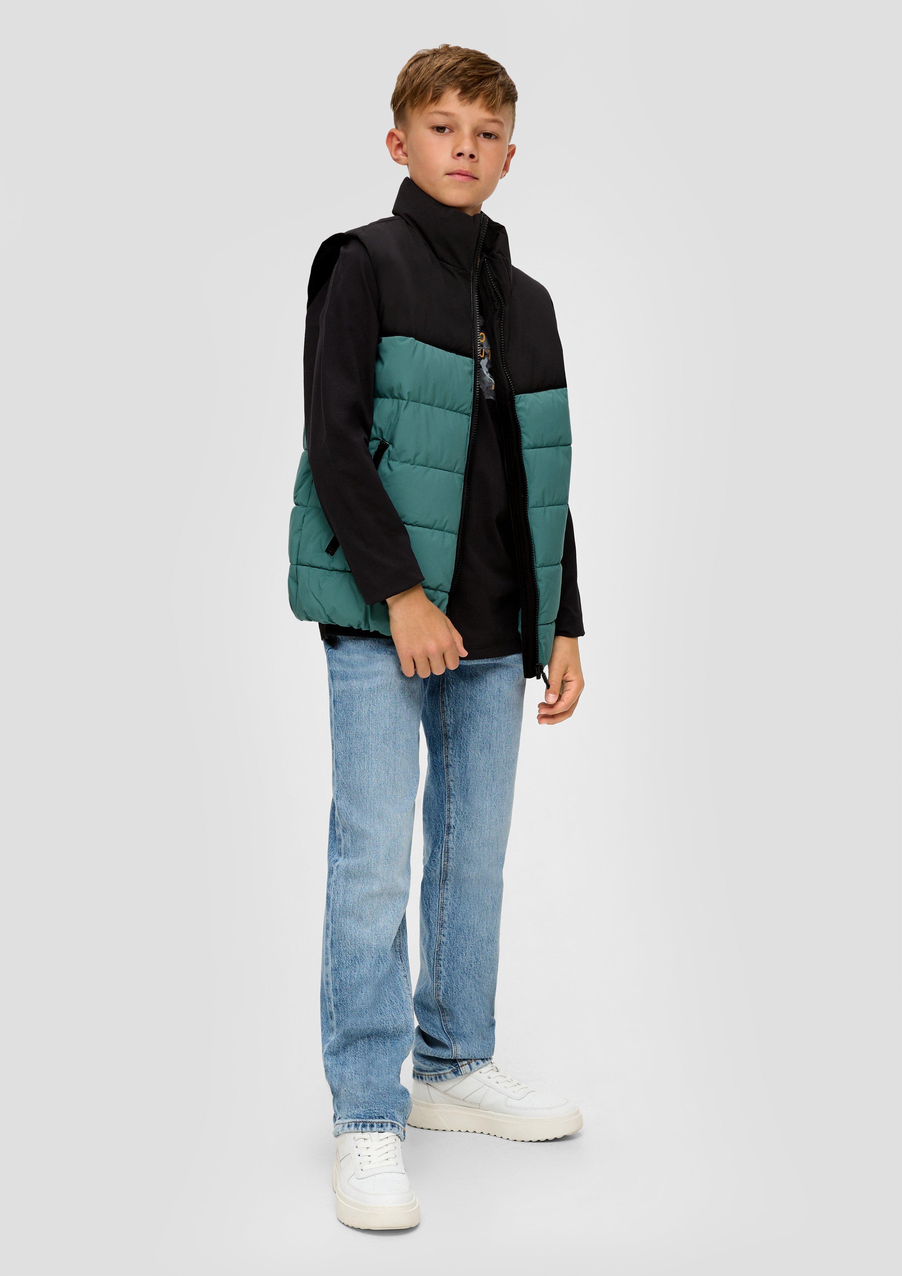 Outdoor-Weste mit Colour Blocking  2140163-6576