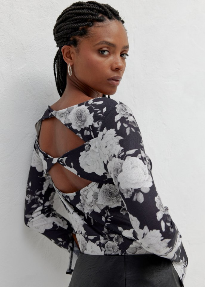 Langarmshirt mit Cut-Out