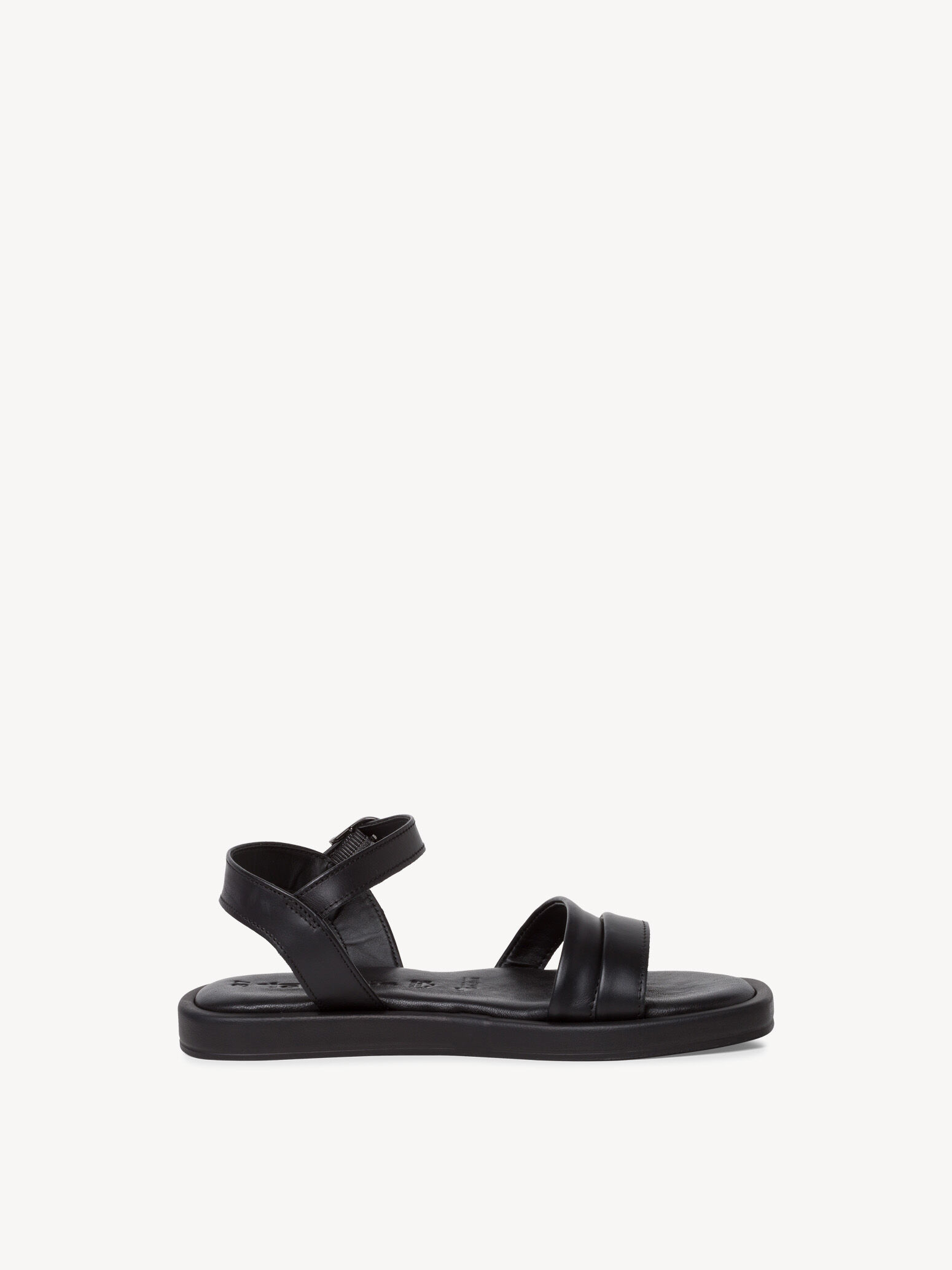 Sandale en cuir - noir
