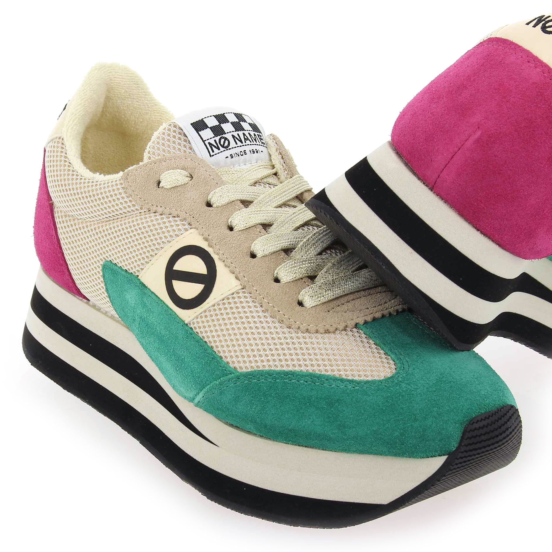 No Name  FLEX M JOGGER E24 - Vert Fuchsia