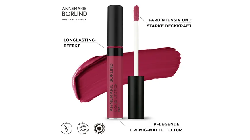 ANNEMARIE BÖRLIND Liquid Lipstick Matt 9 ml c76d62 - NUDE