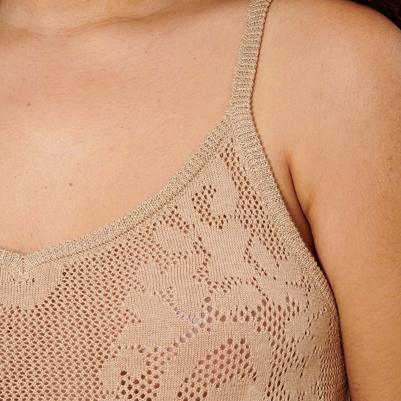 JOLIE  Top beige Femme
