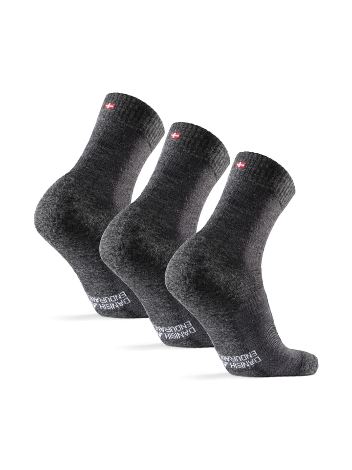 DANISH ENDURANCE Socken Merino Hiking Light in dark grey günstig kaufen