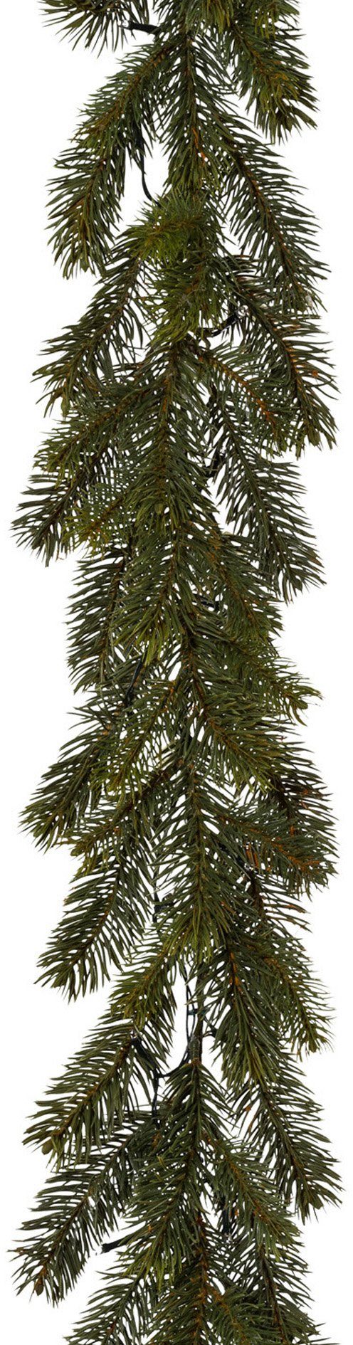 Creativ light LED Dekolicht Weihnachtsdeko, Weihnachtsgirlande, Tannengirlande mit 40 LEDs, 185 cm, batteriebetrieben