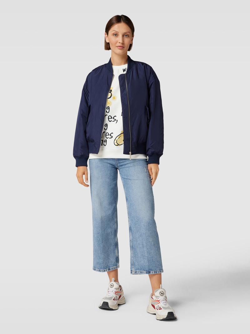 Sweatshirt mit Allover-Prints Modell 'Mickey' in weiß