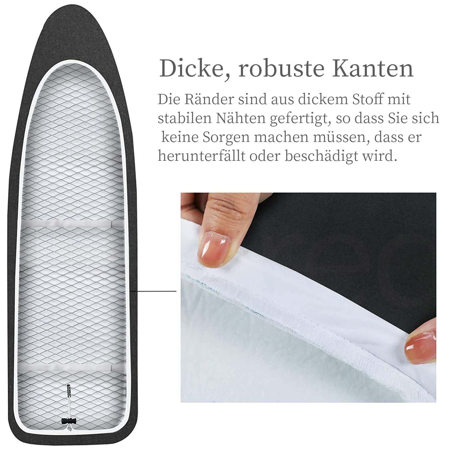 Daisred Bügelbrettbezug Premium-Bügeltischbezug für Dampfbügelstation, Reine Baumwolle
