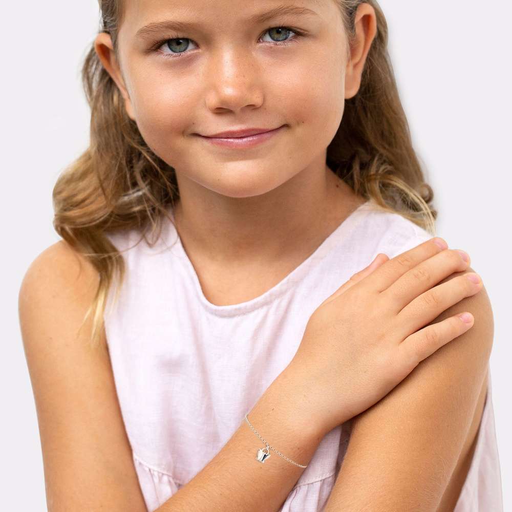 Elli Elli Bracelet Enfants Pendentif Papillon Ludique en argent sterling 925 Bracelet