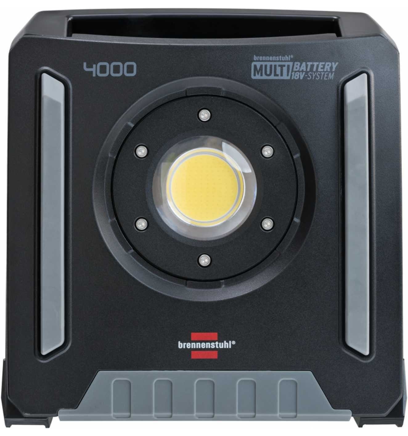 Brennenstuhl Baustrahler Multi Battery LED Akku Strahler, LED fest integriert, Multi Battery