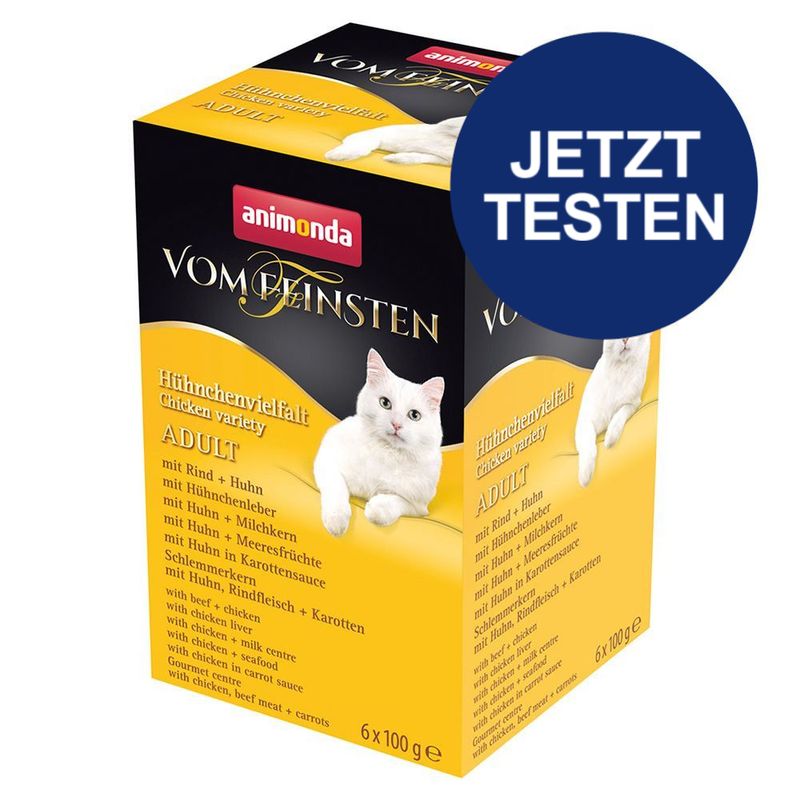 Probierpaket animonda vom Feinsten Adult 6 x 100 g