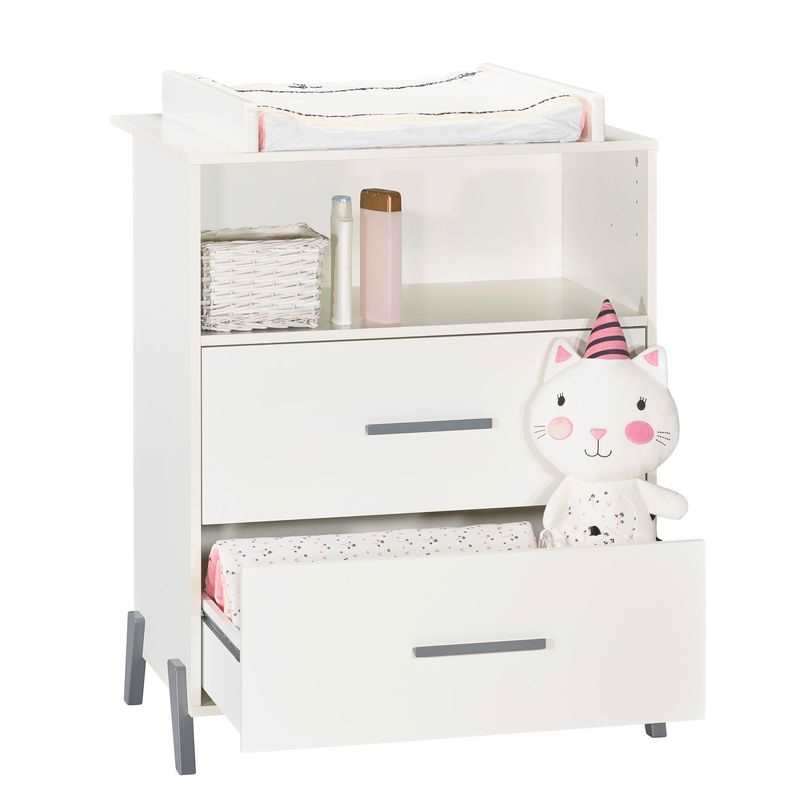 Commode à langer 2 en 1 Joy gris