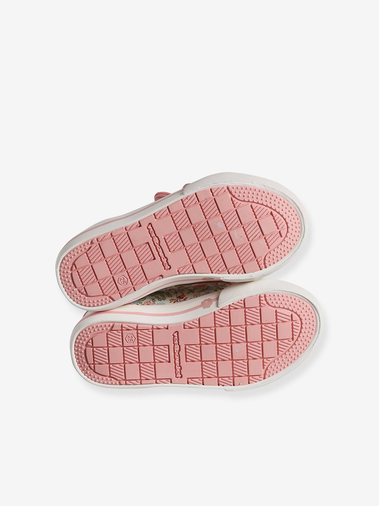Vertbaudet Mädchen Klett-Sneakers, Anziehtrick - jeansblau