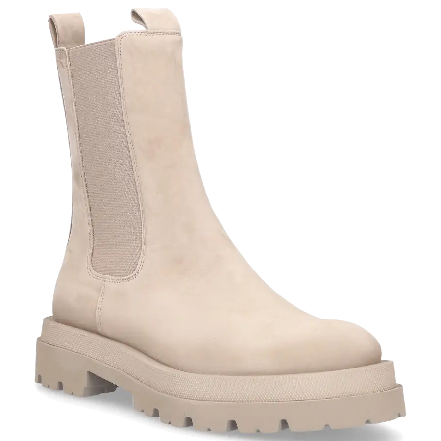 305 SOBE - Stiefeletten SHAKIRA Nubukleder - beige