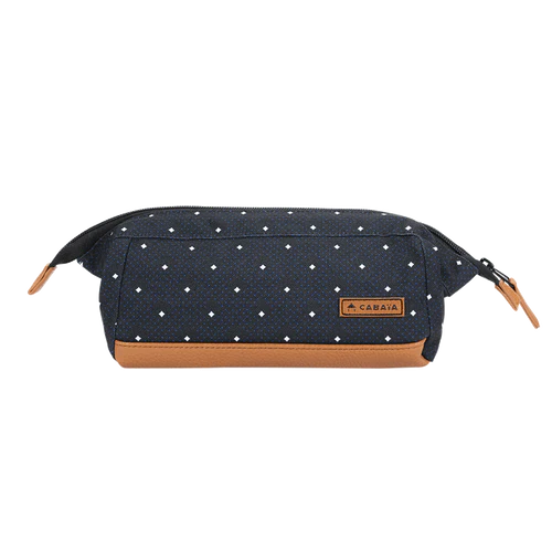 Lombard Street navy blue school pencil case