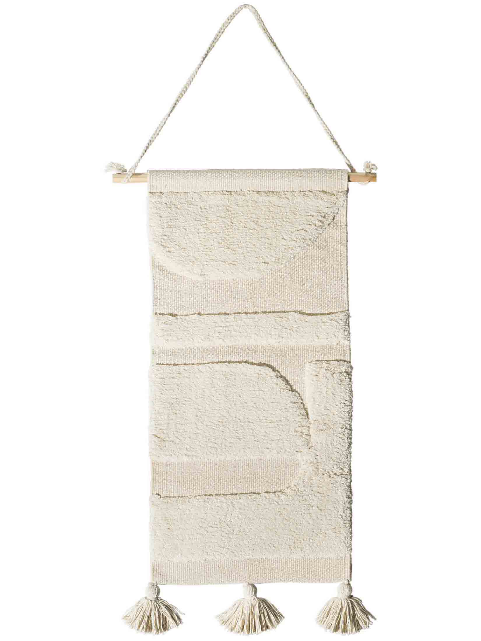 Rumo Wand-Teppich, Ivory