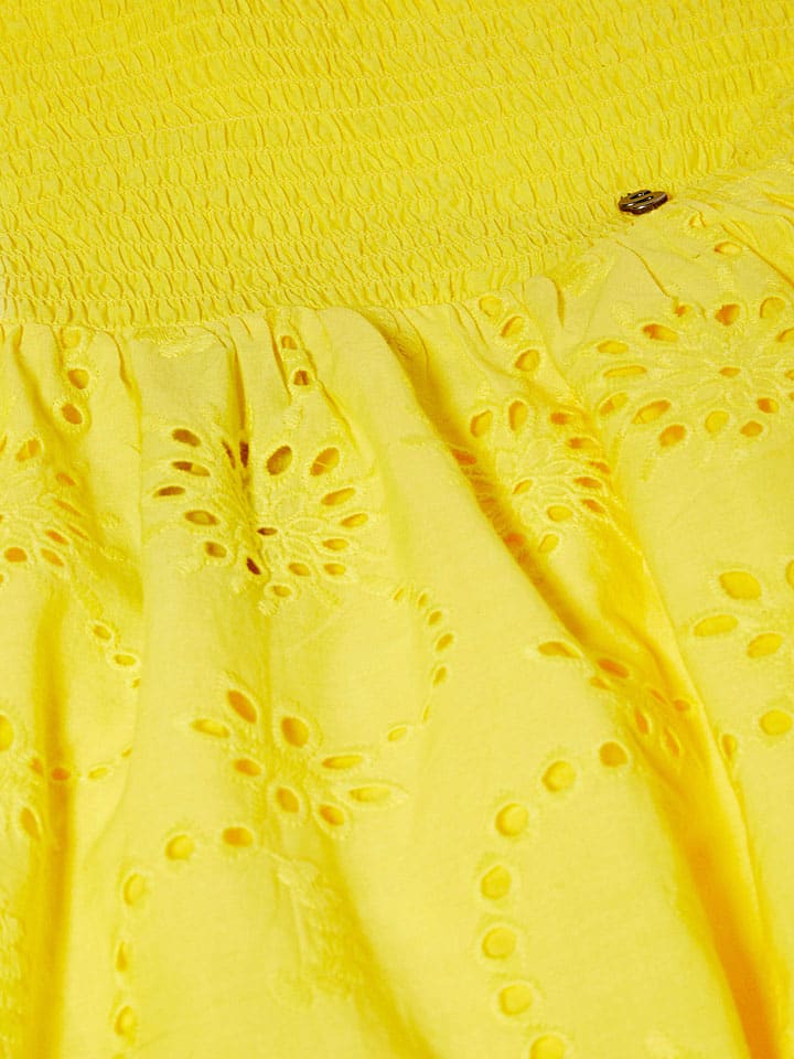 Sisley Kleid in Gelb günstig kaufen