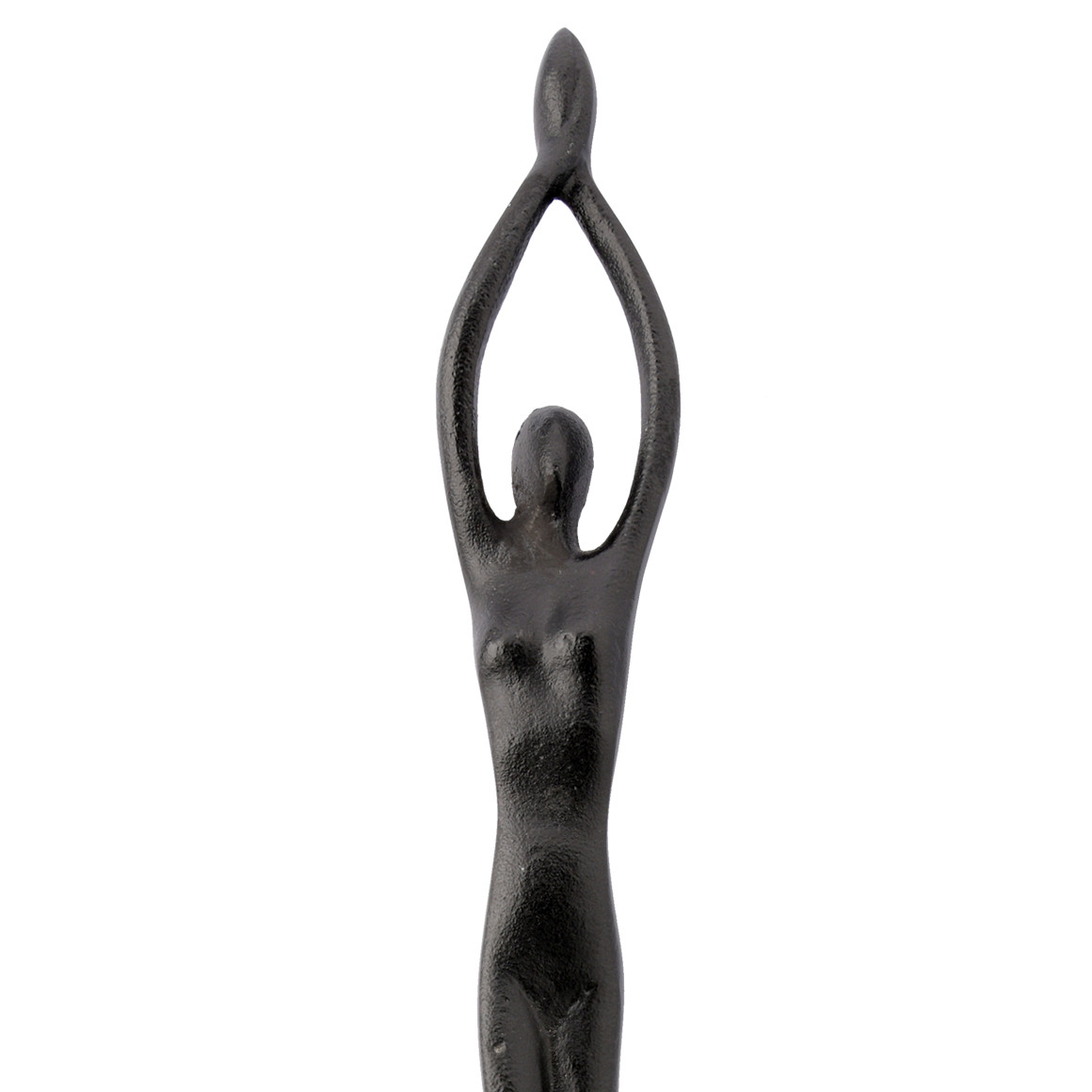 Deko-Figur Frau mit Holzfuß