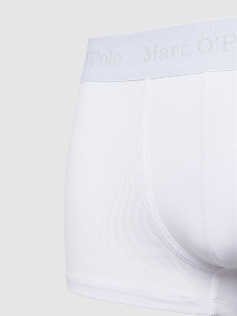 Trunks in unifarbenem Design im 3er-Pack in weiß