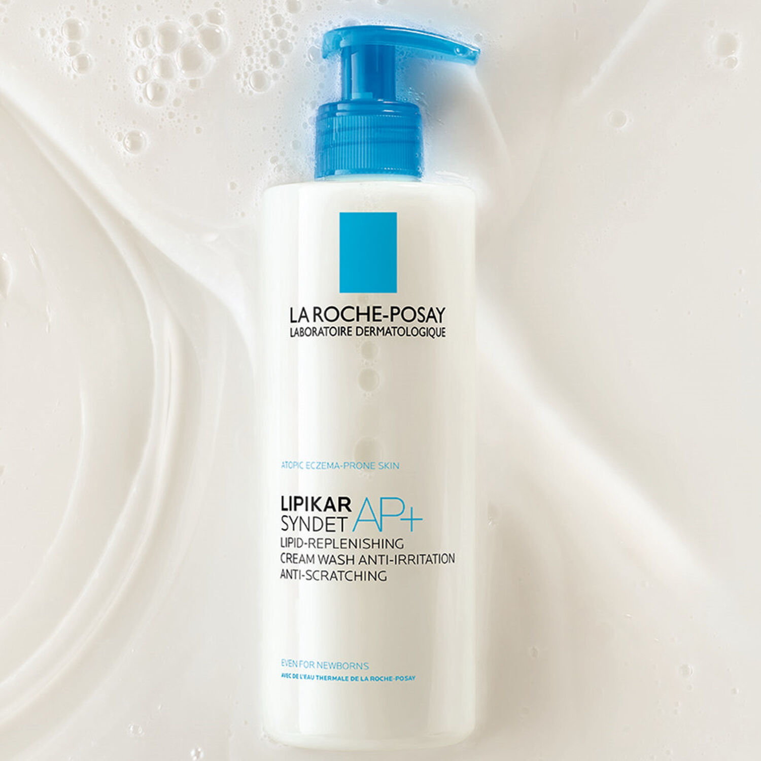 la roche-posay Lipikar Syndet AP+ Crème Lavante Relipidante, Anti-Irritations