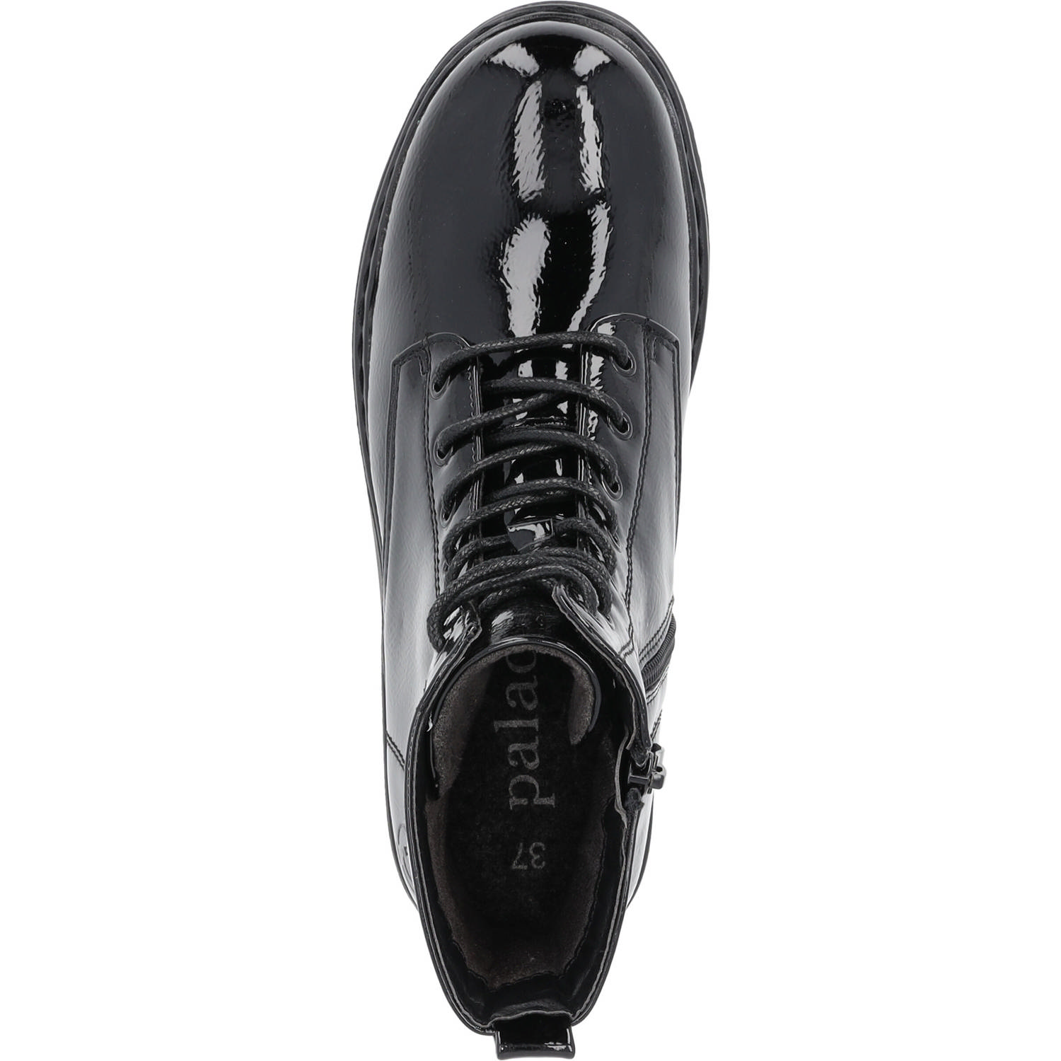 Palado Djerba, Schnürstiefel, Damen, Schwarz Glanz