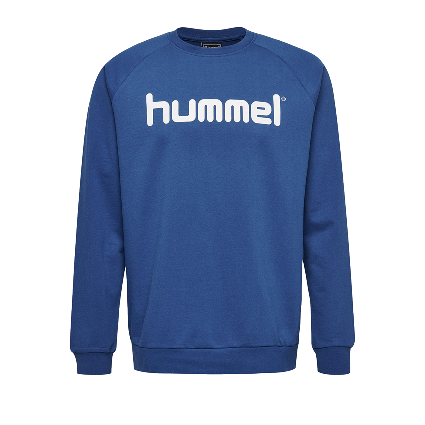 Hummel Cotton Logo Sweatshirt Blau F7045