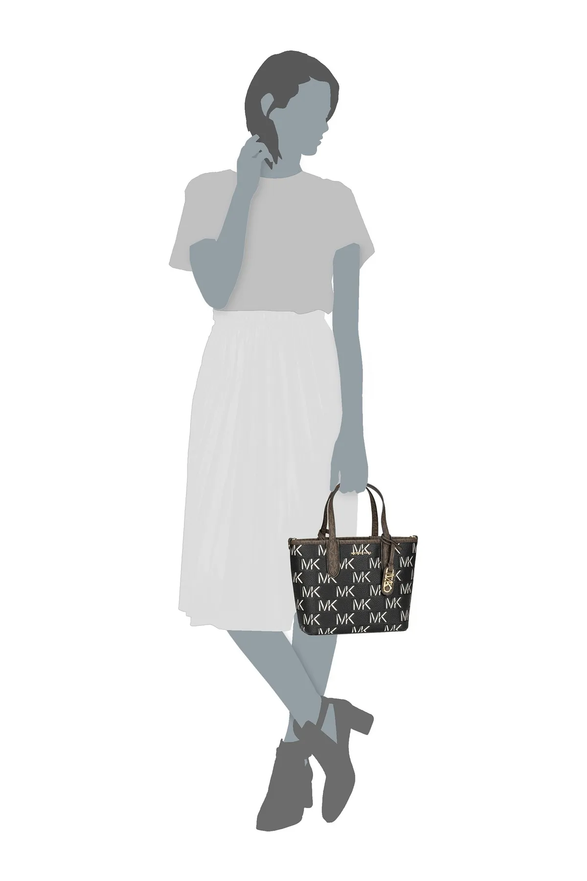 Michael Kors  Handtasche Eliza XS EW Open Tote MK Sig