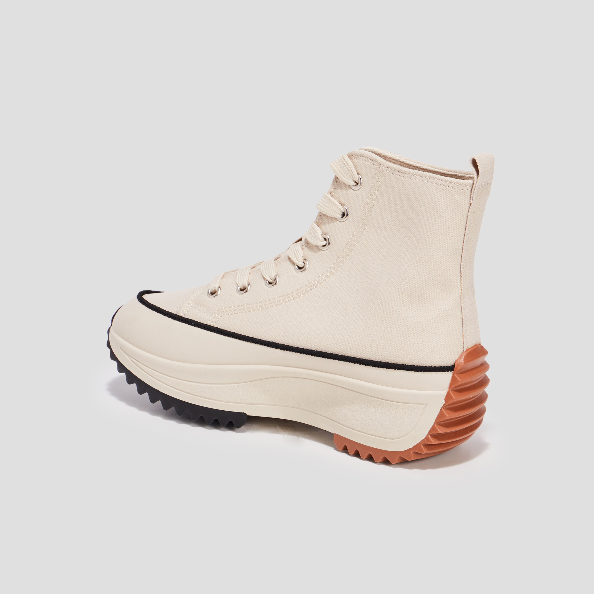 Baskets plateformes en toile Creeks sable femme | La Halle