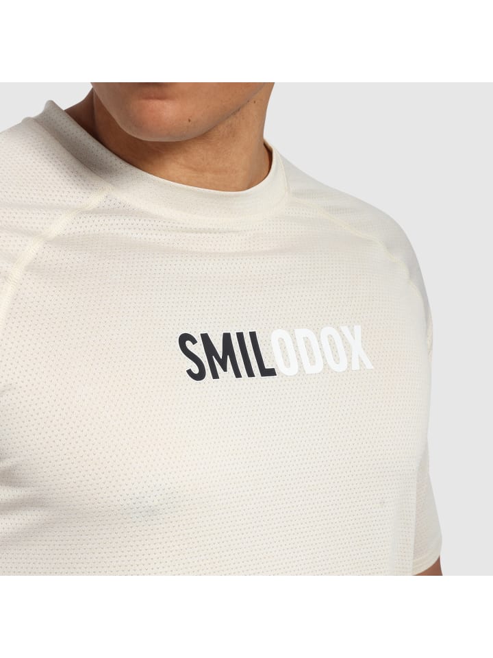 SMILODOX T-Shirt Powerfit Pro in Creme günstig kaufen